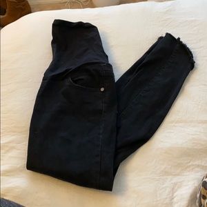 Black maternity jeans